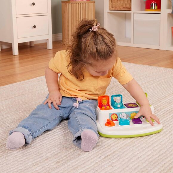 Cause and Effect Toy Pop Up Pals Toddler Learning Toy Color Sorting 18 Months Up - Picture 2 of 10